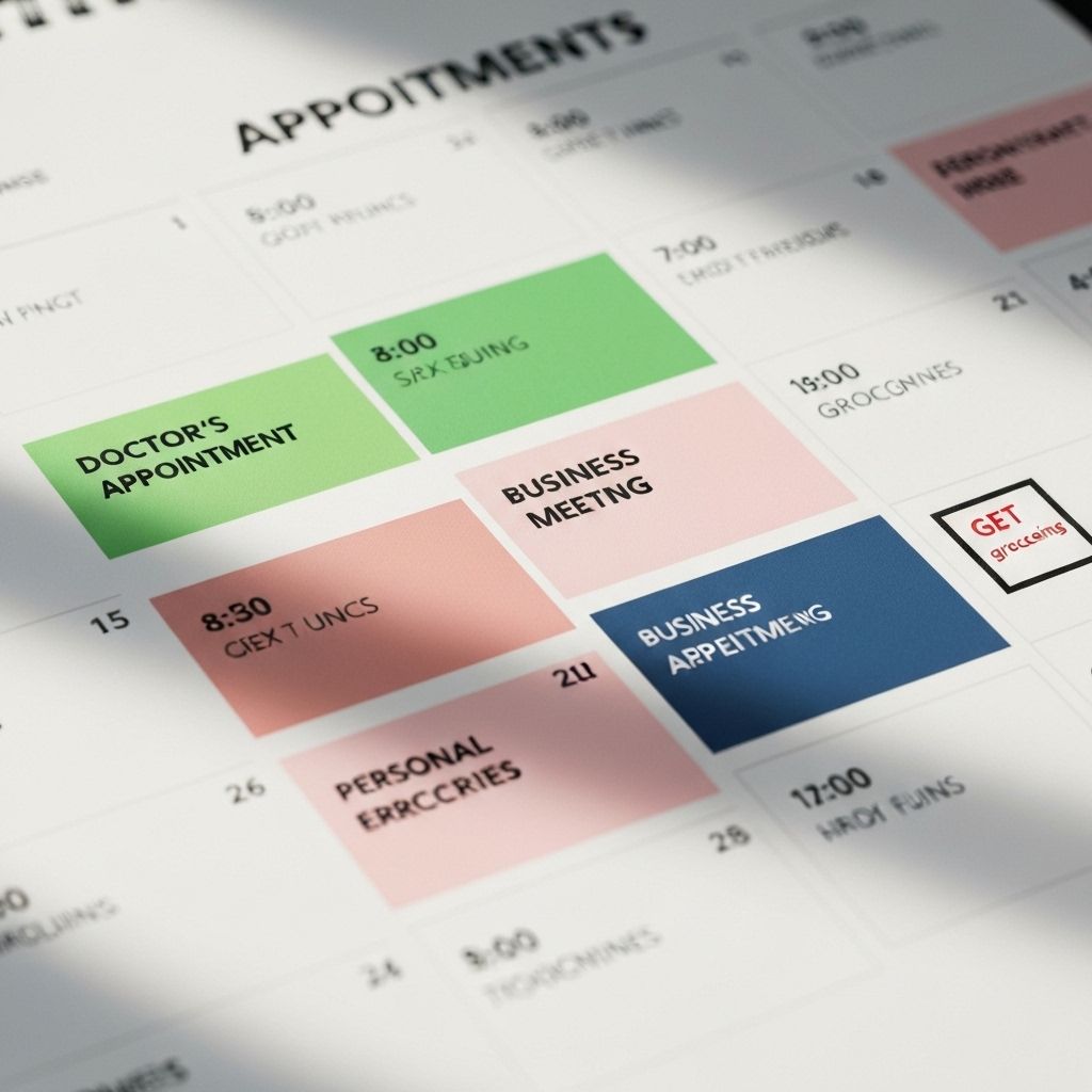 Coordinación de citas y reuniones